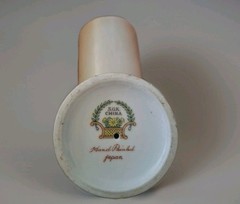 Hand Painted China Footed Vtg SGK Porcelain Scoop Pretty Victorian Cottage Core