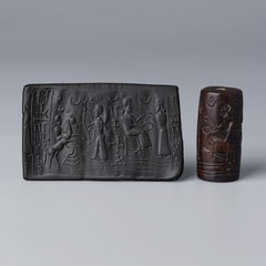 Near Eastern Bactrian Sasanian Stone Cylinder Seal Bead