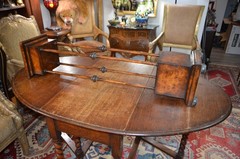 Neoclassical Wooden Walnut Burl & Bronze Pedestal Stand Tall 43 1/2 in