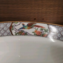 A Birdsong From Another Century Antique W. H. Grindley 12” Serving Platter C1908