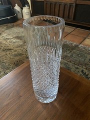 Tall Vintage Rogaska Crystal Vase~Art Deco~HEAVY~Quality Piece~EUC~Signed~1950’s