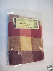 Longaberger~ Woven Traditions Everyday Plaid Liner for Medium Flare Basket NIP