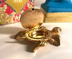 Avon TORTOISE for Perfume Glacé, Charming Miniature, 1971 Pre-owned & Un-used.