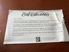 RARE Ertl Collectibles 1949 White Tilt-Cab Truck Die-Cast Metal Vehicle NIB