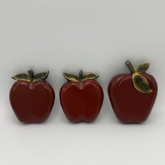 Vintage Apple Kitchen Decor Lot Home Interiors Wall Plaques Shelf Butter Churn