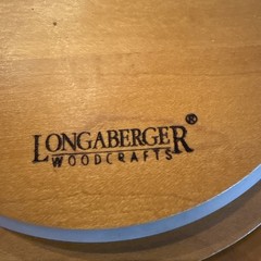 Longaberger Woodcraft Sealable Lid- 2 Quart Crock