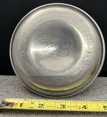 Vintage United State Steel Co. USS Advertising 5″ Stamped Stainless Bowl Dish