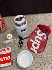 Supreme Lot Tennis Ball Wilson Sealine Pouch Band Aid Lucetta Bike Lights Thermo