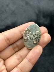 Beautiful Silver Old Afghanistan Unique Ring With Natural Carnelian Stone
