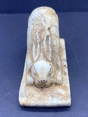 Authentic Old Egyptian Antiquities Natural Carmel Stone A Rabbit Statue