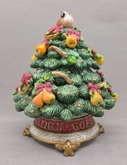 Fitz & Floyd 12 Days Christmas Five Golden Rings Lidded Limited Edition 2000