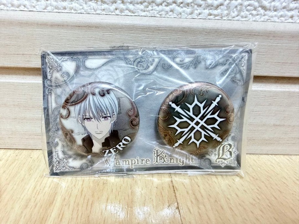 Vampire Knight Zero Can Badge Set B Kiryuu Zero Anime Rare Official
