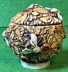Adam Binder S.A.I.B. Flower Pot ~ SUNFLOWERS W/ BEES ~ Pre Harmony Kingdom