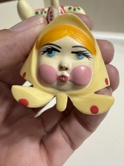 Vintage 1960s Russian Dancing Doll Pendulum Motion Bobble Head w/Box