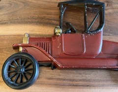 Vintage Sexton Car Wall Plaque Made In USA Model T Style Cast Aluminum MCM