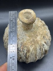 Un Touched Ancient Roman Glass Bottle in Perfect Condition C. 1st-2nd Century AD
