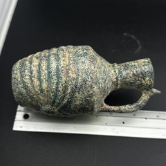 Genuine Ancient Roman Glass Pitcher Jug Circa 1st – 2nd Century AD