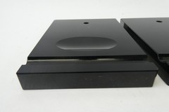 Black Glass Unusual Desk Accessory Unknown Base Onyx Displays Trophy Bases