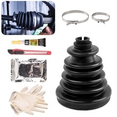 Heavy Duty Universal CV Axle Boot Repair Kit 22-28mm Shafts 5.04″ CV Axle Boot