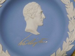 Vintage Wedgwood Blue Pair of Sweet Dishes Collectable Wellington & Napoleon