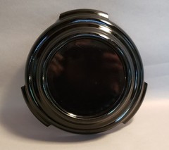 Vintage Black Amethyst ART DECO Display Stand Footed 4″ Pedestal Base
