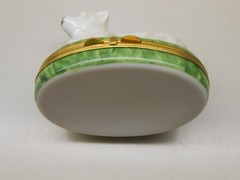 RARE Vintage Authentic Limoges Box – France – Lamb – Sheep – Chamart Company