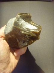 Lower Paleolithic – Chunky Acheulean notched chopper. c.450,000 BP.