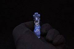 Hathor Pendant Necklace: Hand-Carved Stone Goddess of Love, Joy, Protection