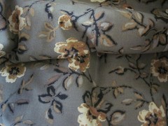 Longaberger~ Khaki Floral OTE Liner for Medium Serving Basket NIP