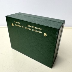 Box for Rolex Wristwatch Box Case Rolex Watch Box Tin Vintage 80s Old