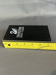 Swarovski Silver Crystal Retail Store Display Stand Black Logo Showcase