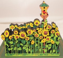 1997 SHELIA’S COLLECTABLES MY FAVORITE PLACES “SUNFLOWER FIELD” /5000 SIGNED