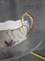 Vintage Lamoges Made In FRANCE Trinket Bowl 6 By 2in.