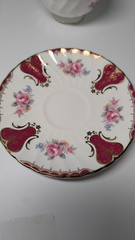 Lot of 2 teacups and 2 saucers of Lady Elizabeth Hudson & Middleton Ltd 1980’s