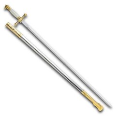 US Cadet Officer Sword with Steel Scabbard Collectible by Windlass