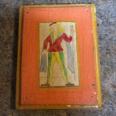 (8) Very Rare Italian Artisan Antiqued Florentine Plaques Size Approx 8×6 & 6×5