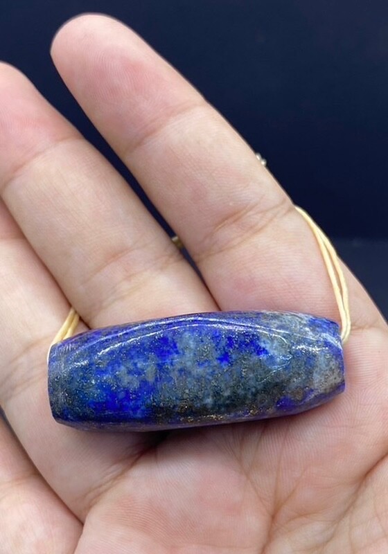 Rare Fine Natural Lapis Lazuli Stone Very Authentic Old Beads From Afghanistan