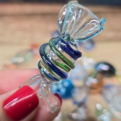 11 Vintage Murano Style Art Glass Candies Candy Italian Hand Blown