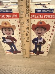 Bobblehead TEXAS BESTIE, COWPOKE, COWGIRL, COWBOY-COMPLETE SET OF 4 BRAND NEW