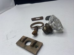 Metal Detector Finds Lot Brass? Copper? Latches Vintage Antique Parts Pieces MK