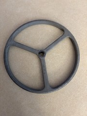 1940s-60s Alcoa cast aluminum Hand wheel Military Estate Find,