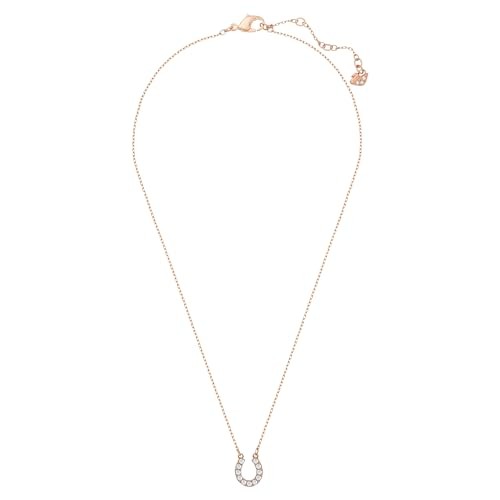 [Official] Swarovski Towards Necklace Horseshoe Design White Rose Gold Tone
