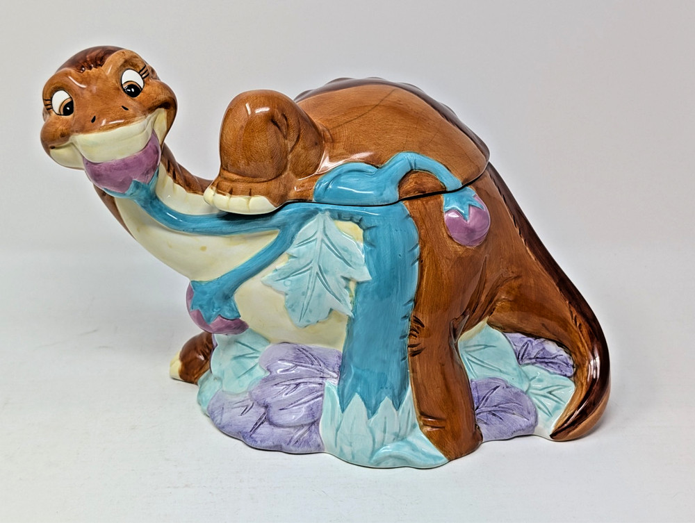 Rare The Land Before Time Collection Cookie Jar, Little Foot, Universal Studios