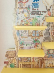 1997 Priscilla Hillman Mouse Tales Not a Creature was Stirring Display Stand