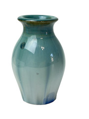 Campbell Pottery Vase 3.25″ Signed