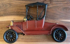 Vintage Sexton Car Wall Plaque Made In USA Model T Style Cast Aluminum MCM