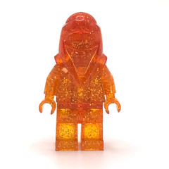 Star Wars Royal Guard LEGO® Orange Glitter Prototype Minifigure Monochrome