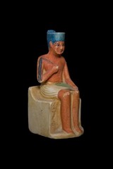 RARE ANCIENT EGYPTIAN ANTIQUITIES Stone Statue for King Khufu Pharaonic Egypt BC