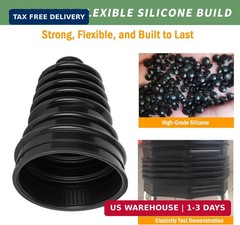 2-Pack Universal CV Axle Boot Repair Kit, Flexible Silicone CV Joint Boot Fits 1