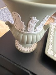 Wedgewood Jasper Vase And Plate Small Plate